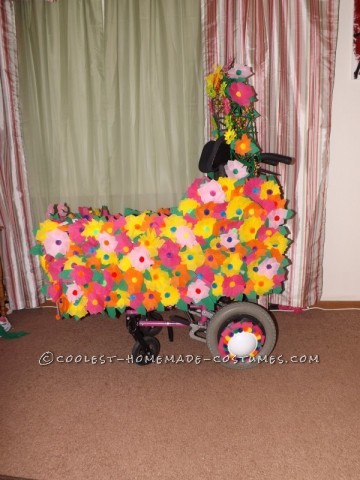 Awesome Bee Flower Wheelchair Car Costume