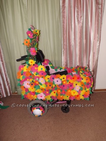 Awesome Bee Flower Wheelchair Car Costume