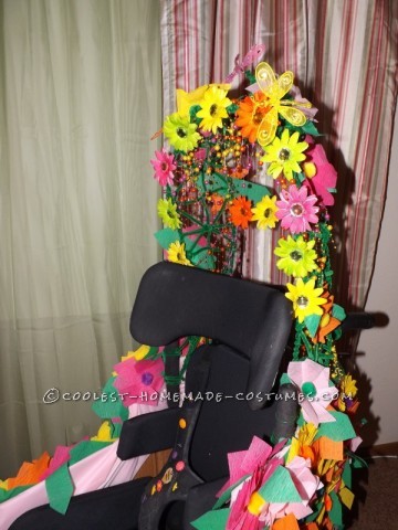 Awesome Bee Flower Wheelchair Car Costume