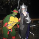 Original DIY Couple Costume: Ninja Turtle and Shredder