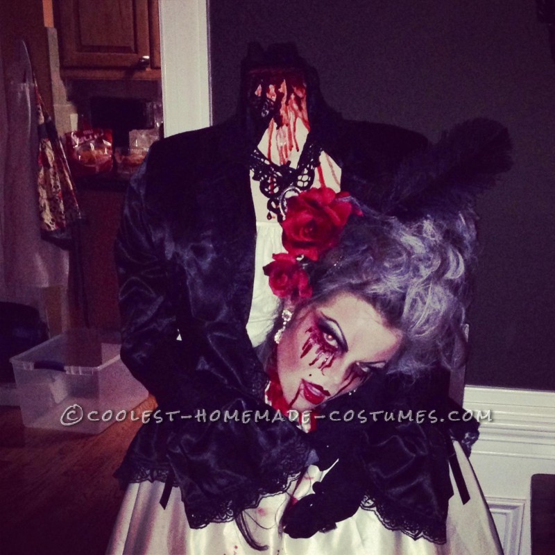 Bloody Headless Marie Antoinette Costume