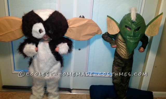 Cool Homemade Brotherly-Love Couple Costumes Gremlins-Style