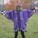 Purple Majesty Butterfly DIY Costume for a Girl