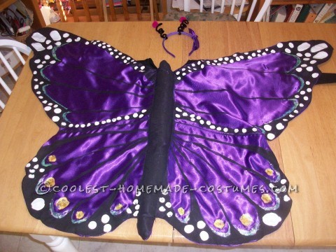 Purple Majesty Butterfly DIY Costume for a Girl