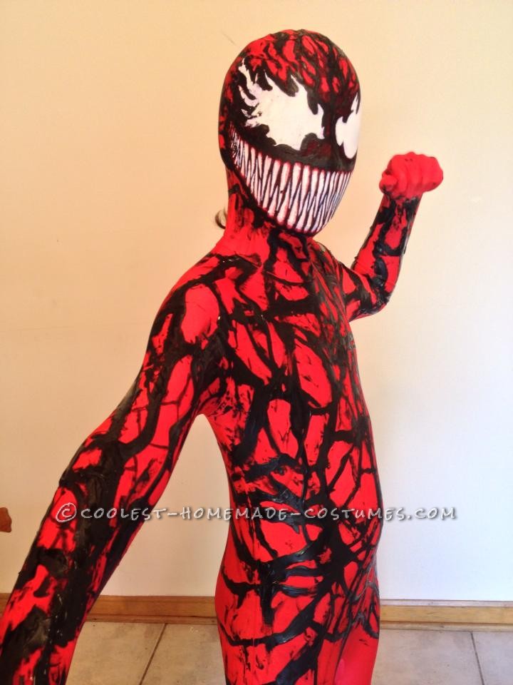 Coolest Homemade Carnage (Spiderman Villain) Costume