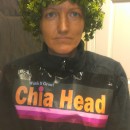 Last-Minute Original Chia Head Costume