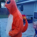 Cool DIY Charmander from Pokemon Hoodie Costume