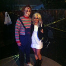 Coolest Homemade Chuckie and Bride of Chuckie Couple Costume