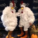 Cool Cackling Hens DIY Couple Costume