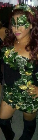 Cool and Simple Homemade Poison Ivy Costume