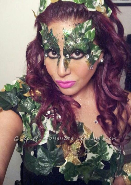 Cool and Simple Homemade Poison Ivy Costume