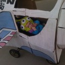 Coolest Baby Alien Costume from Toy Story (in Monster Ship Stroller!)