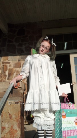 Coolest Broken China Doll Homemade Costume Idea