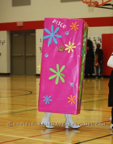 Coolest Homemade Costume for a Girl: Disco Barbie in-a-Box