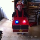 Coolest Homemade Firetruck Costume for a Toddler