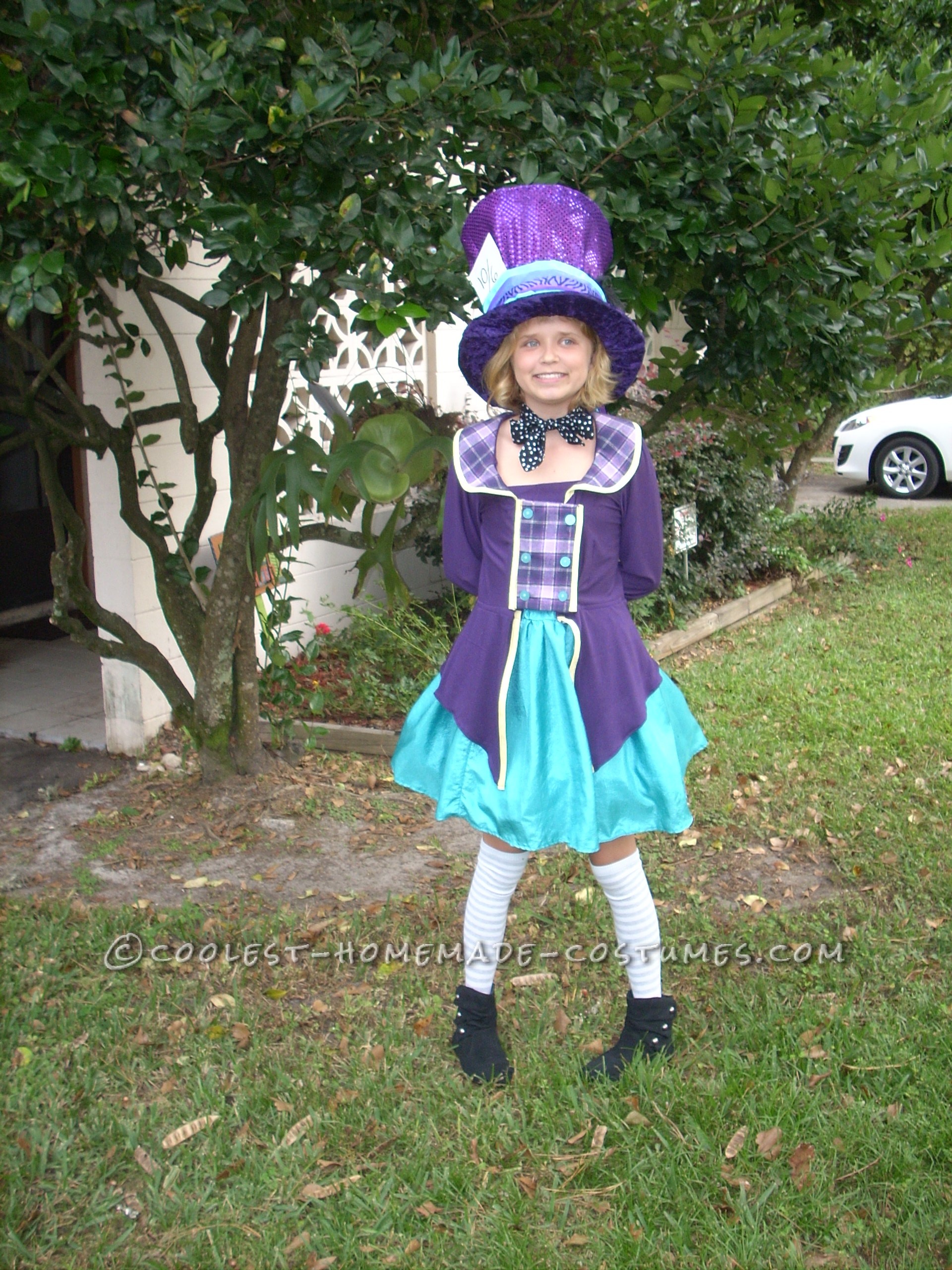 Coolest Mad-Hatter Costume for a Tween Girl