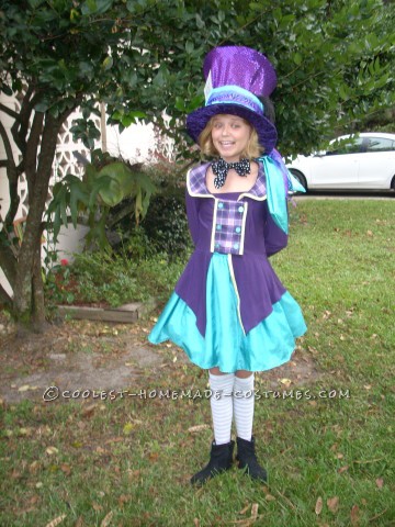 Coolest Mad-Hatter Costume for a Tween Girl