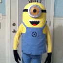 Coolest Homemade Minion Costume for a Boy