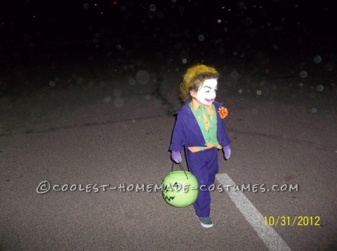 Coolest Old School Joker Costume for a Child