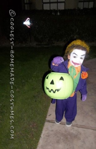 Coolest Old School Joker Costume for a Child