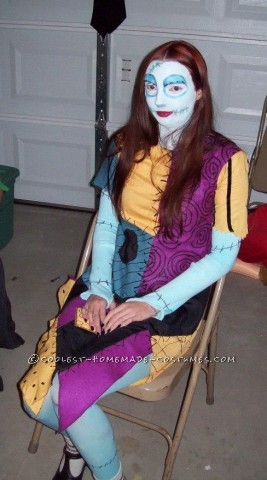 Coolest Homemade Sally from Nightmare Before Christmas Costume