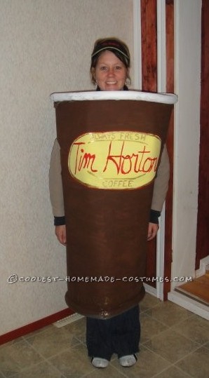 Coolest Tim Horton's Coffee Cup Costume