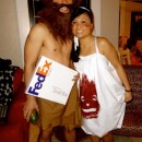 Coolest Wilson and Tom Hanks Cast Away Homemade Couple Costume