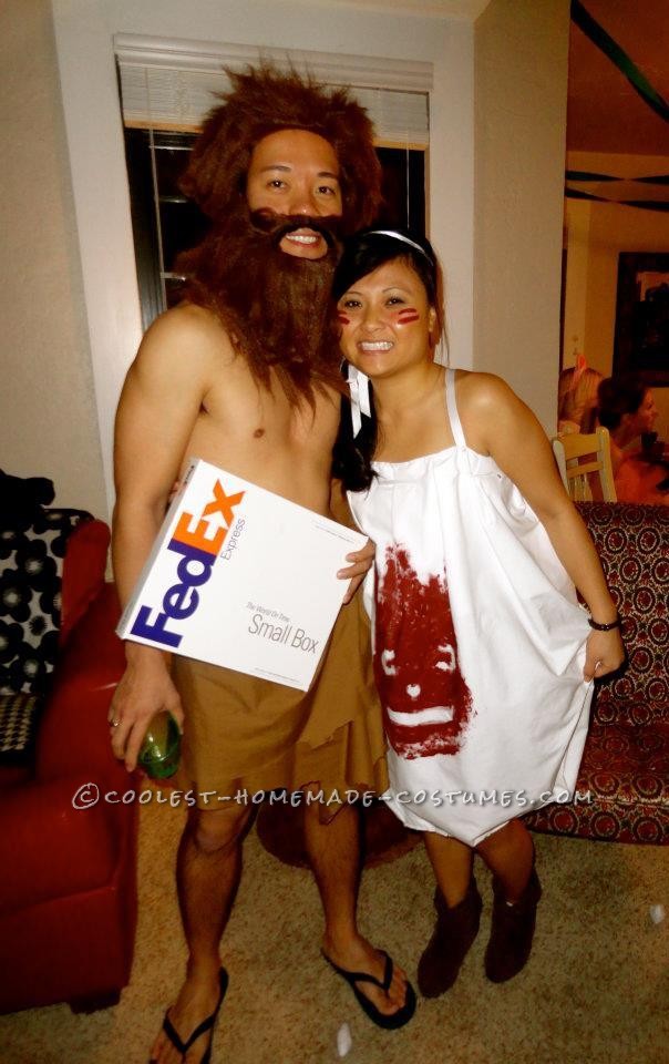 Coolest Wilson and Tom Hanks Cast Away Homemade Couple Costume
