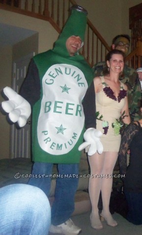 Beer and Wine Couple Costume Inspired by SNL Liquorville Sketch