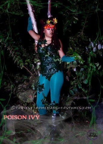 Homemade Woman's Poison Ivy Costume