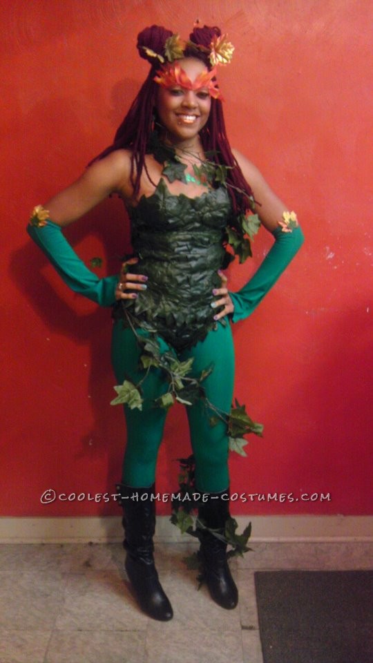 Homemade Woman's Poison Ivy Costume