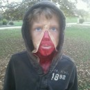 Creepy Zipper Face Halloween Costume for a Boy