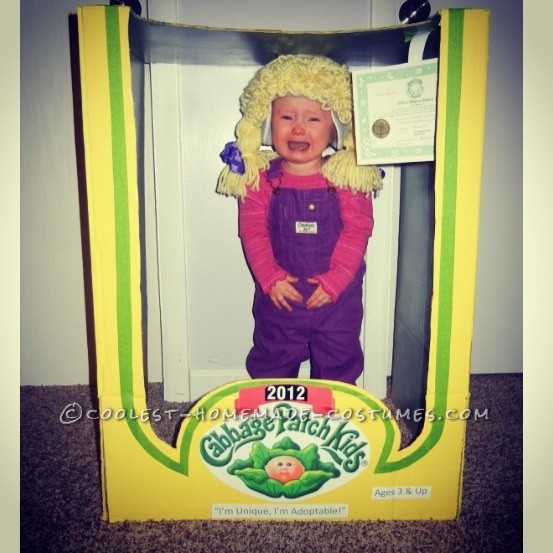 Cabbage Patch Doll Homemade Costume