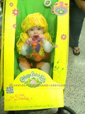 Cutest Cabbage Patch Doll for a Baby in a Stroller Costume