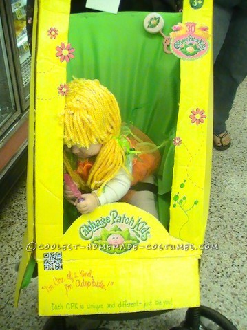 Cutest Cabbage Patch Doll for a Baby in a Stroller Costume