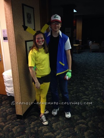 Cutest Couples Costume: Ash Ketchum and Pikachu