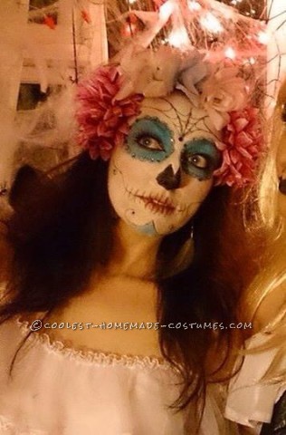 Cool Homemade Day of the Dead Couple Costume