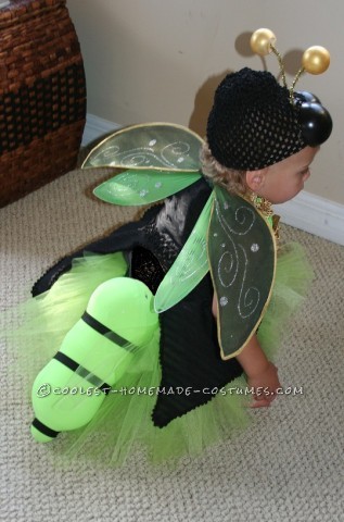 Easy and Amazing Homemade Lighted FireFly Costume for Anyone