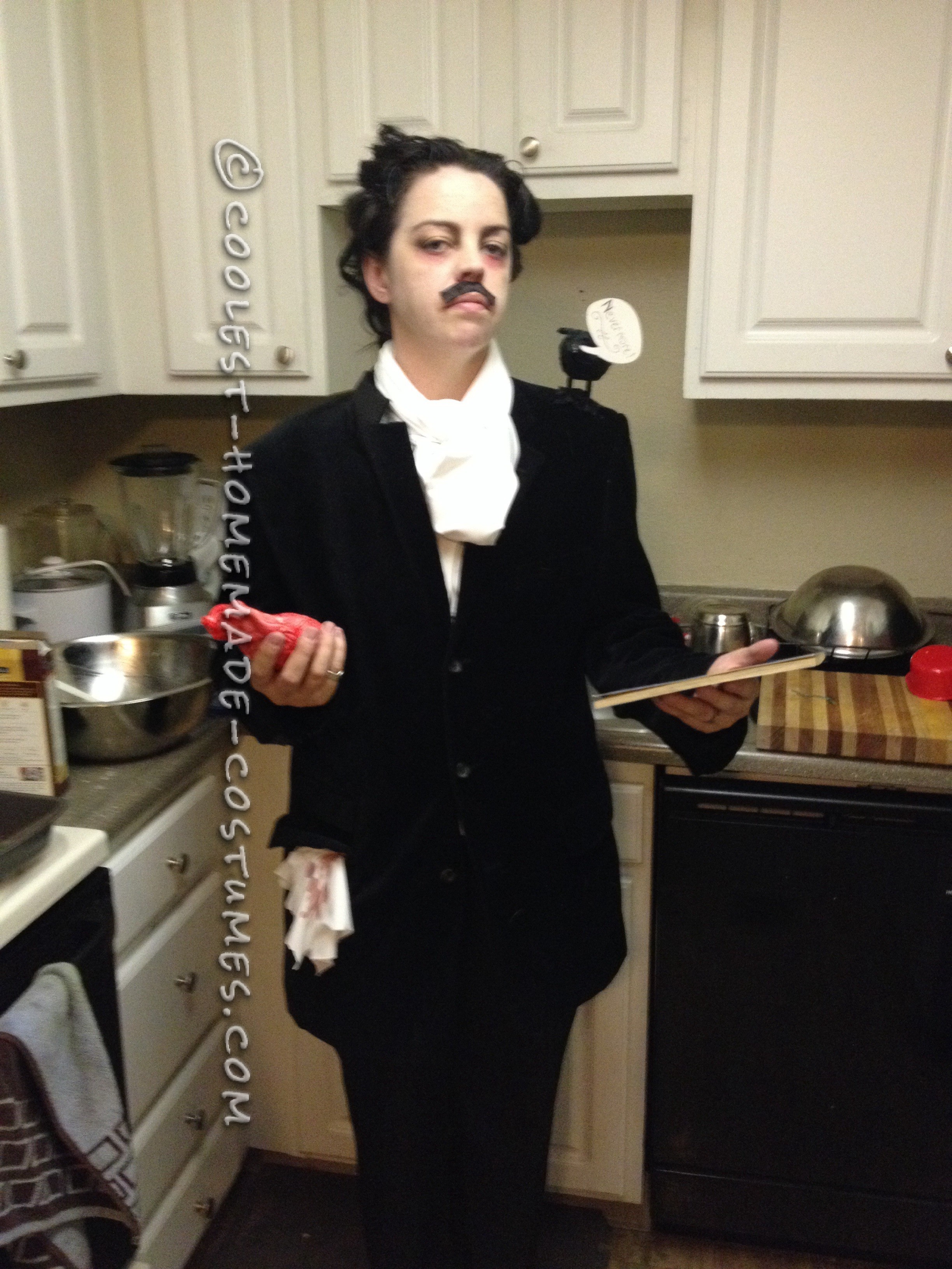 Easy and Creepy Edgar Allen Poe Costume