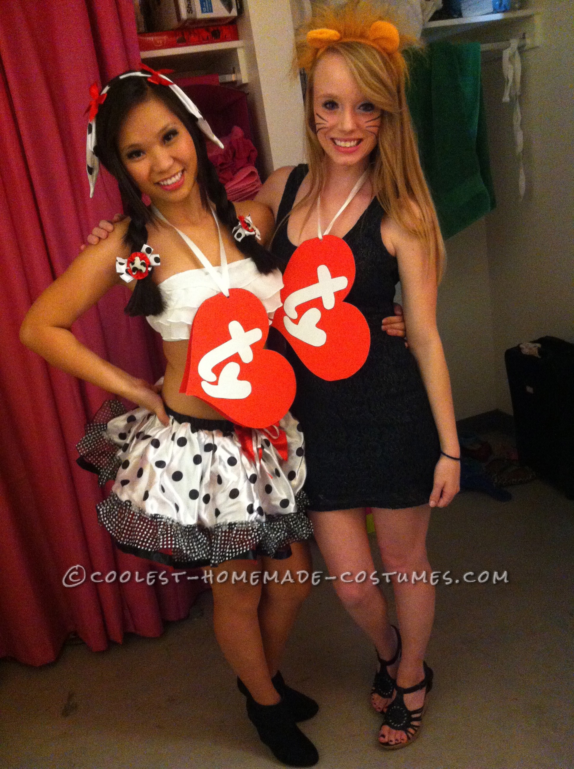 Last-Minute Beanie Babies Couple Costume (for "Poor" College Students...:-)