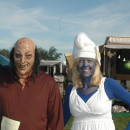 Easy Smurfy Couple Costumes