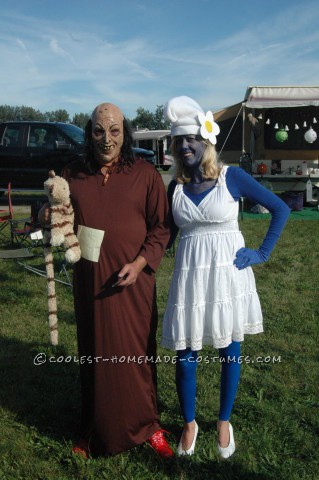 Easy Smurfy Couple Costumes