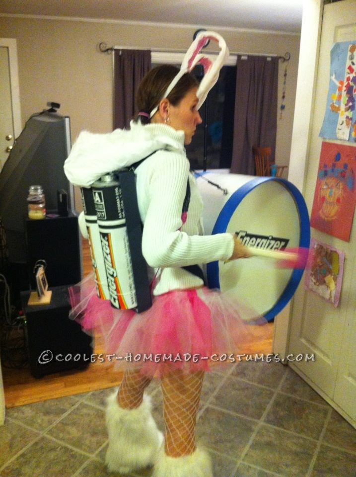 Coolest Homemade Energizer Bunny Costume