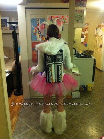 Coolest Homemade Energizer Bunny Costume