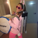 Coolest Homemade Energizer Bunny Costume