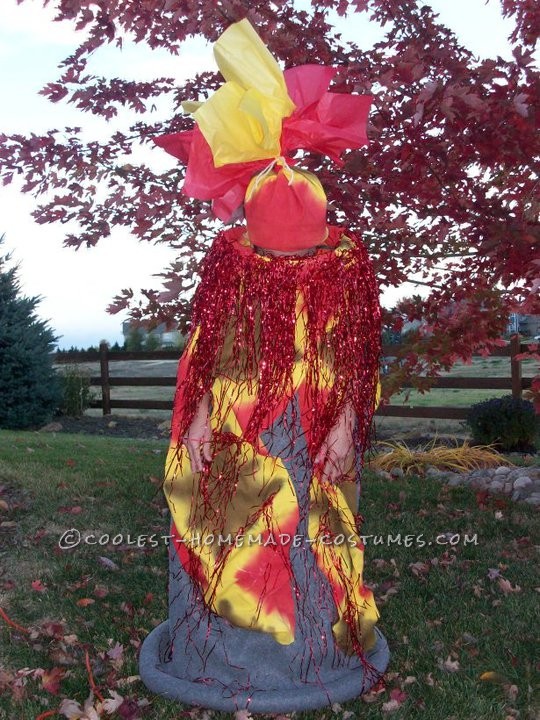 Coolest Homemade Erupting Volcano Costume Idea