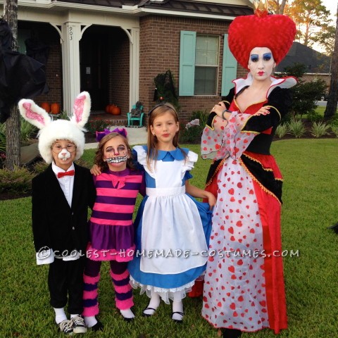 Awesome Family of Six Alice in Wonderland Group Costume