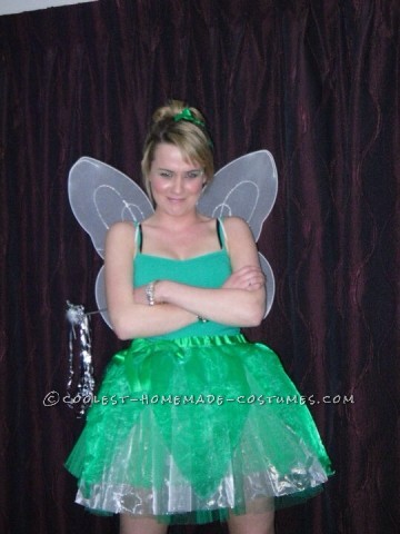 Feisty Tinkerbell Homemade Costume