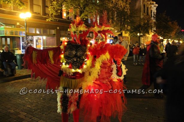 Awesome Homemade Couple Costume: Firebirds from The Labyrinth!