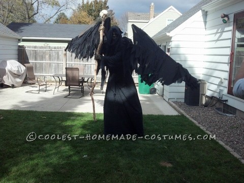 Coolest DIY Grim Reaper Costume: Free Hugs from Death